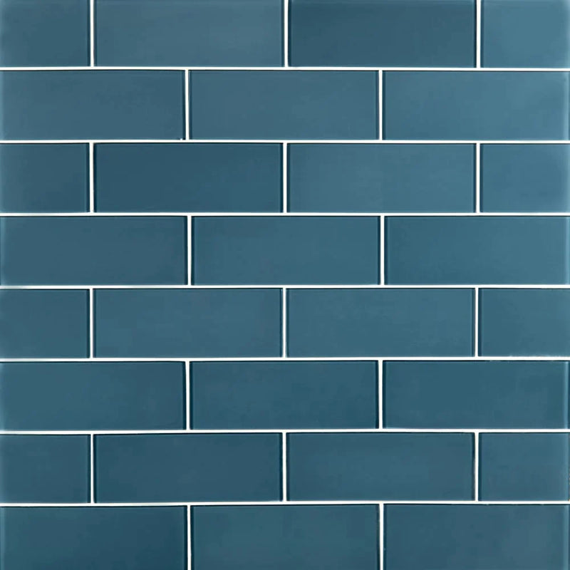 MSI Haiku Sapphire Glass Wall Tile 3"x9"