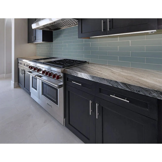 MSI Harbor Gray Glass Subway Tile 3"x9"