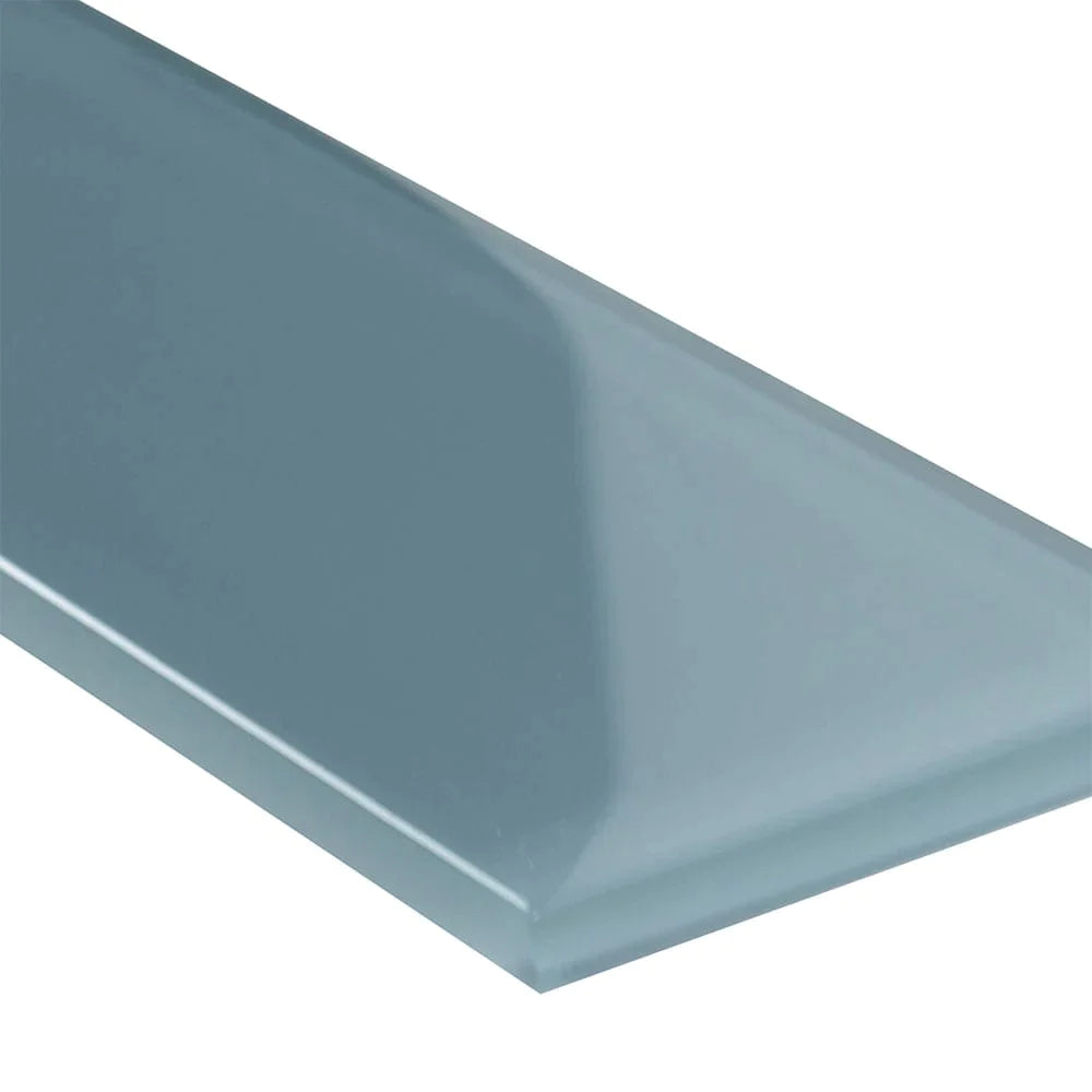 MSI Harbor Gray Glass Subway Tile 3"x9"