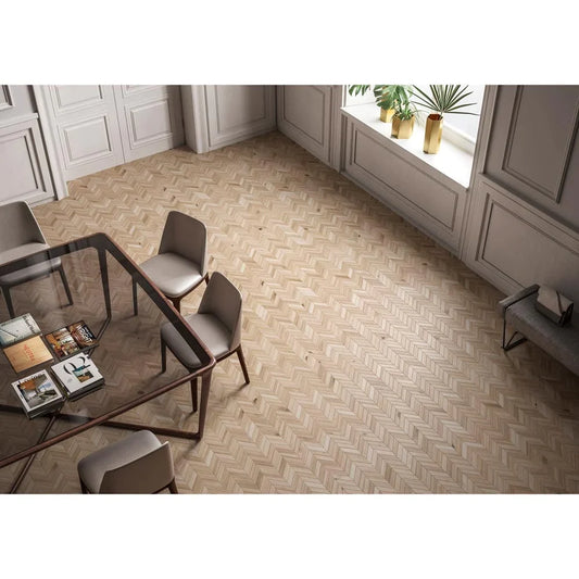 MSI Havenwood Beige Chevron Mosaic Porcelain Wall and Floor Tile