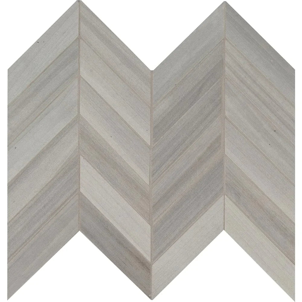 MSI Havenwood Platinum Chevron Mosaic Porcelain Wall and Floor Tile