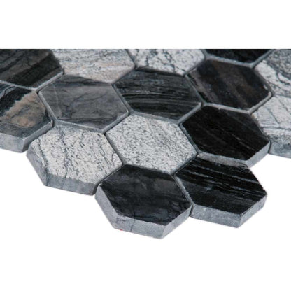 MSI Henley 2" Hexagon Marble Mosaic Tile 11.75"x12"