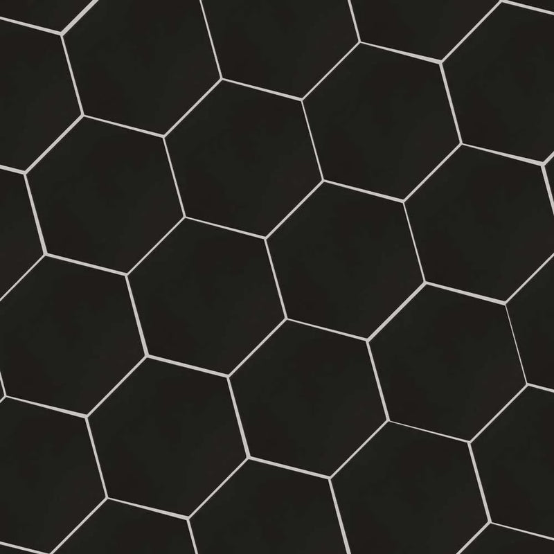 MSI Hexley Graphite Porcelain Hexagon Wall and Floor Tile