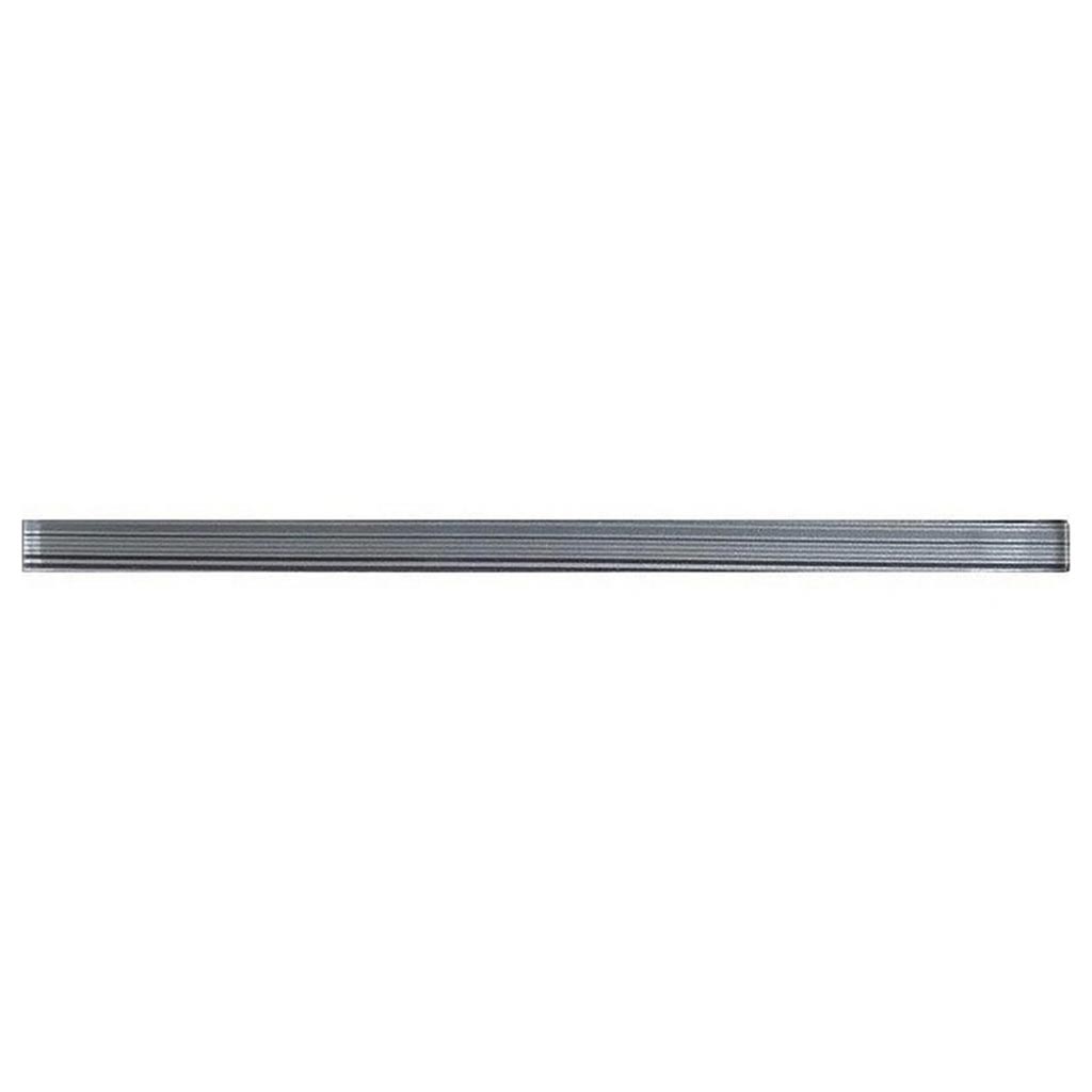 Stone Blue 0.5x12 Glossy Glass Pencil Tile Trim (10 pack, 0.5 sq ft/case)