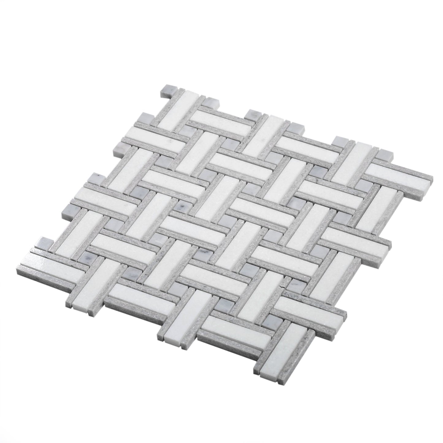 5-Pack Gray 10-in x 10-in Polished Natural Stone Floor and Wall Tile