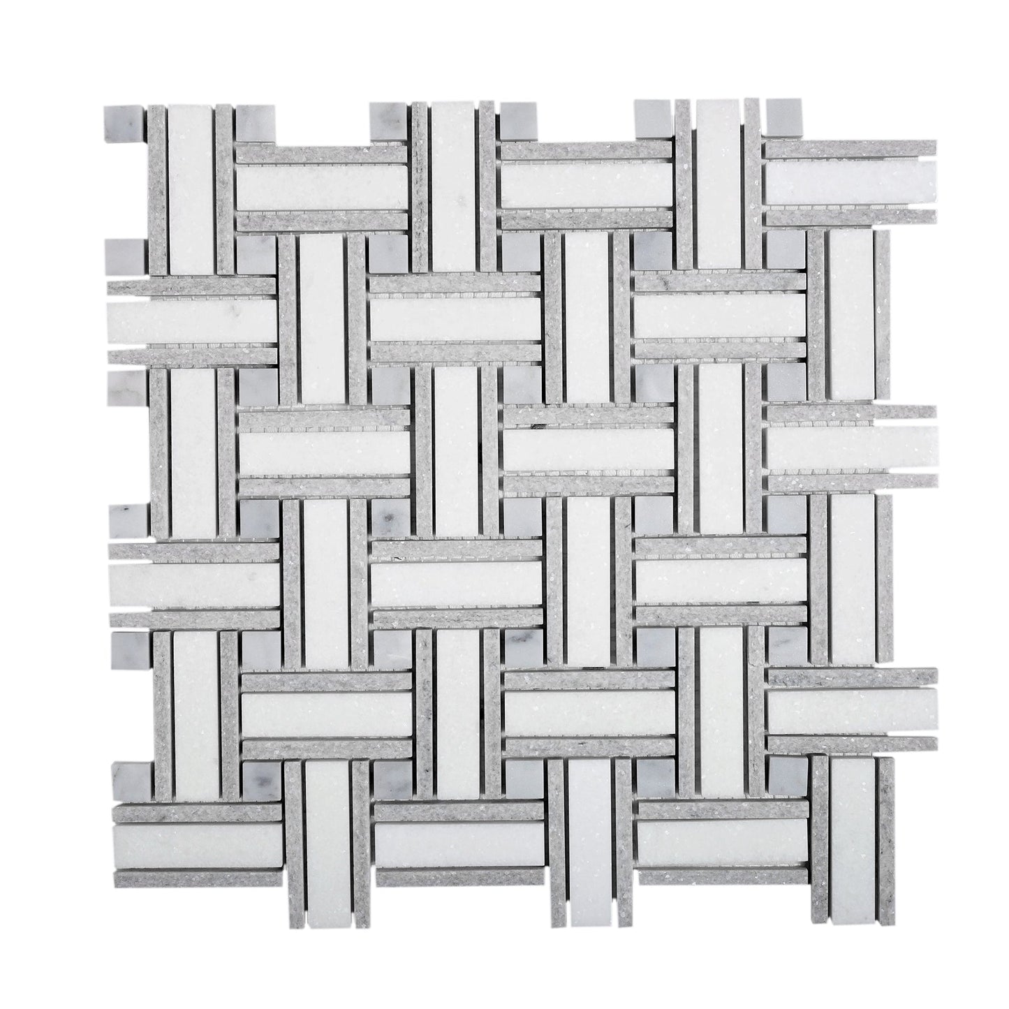 5-Pack Gray 10-in x 10-in Polished Natural Stone Floor and Wall Tile - Sample
