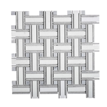 5-Pack Gray 10-in x 10-in Polished Natural Stone Floor and Wall Tile - Sample