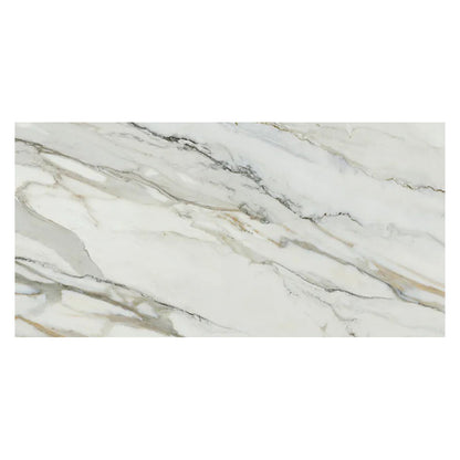 White with Gray Vein 24x48 Matte Porcelain Large Format Tile (2 pack, 15.42 sq ft/case)