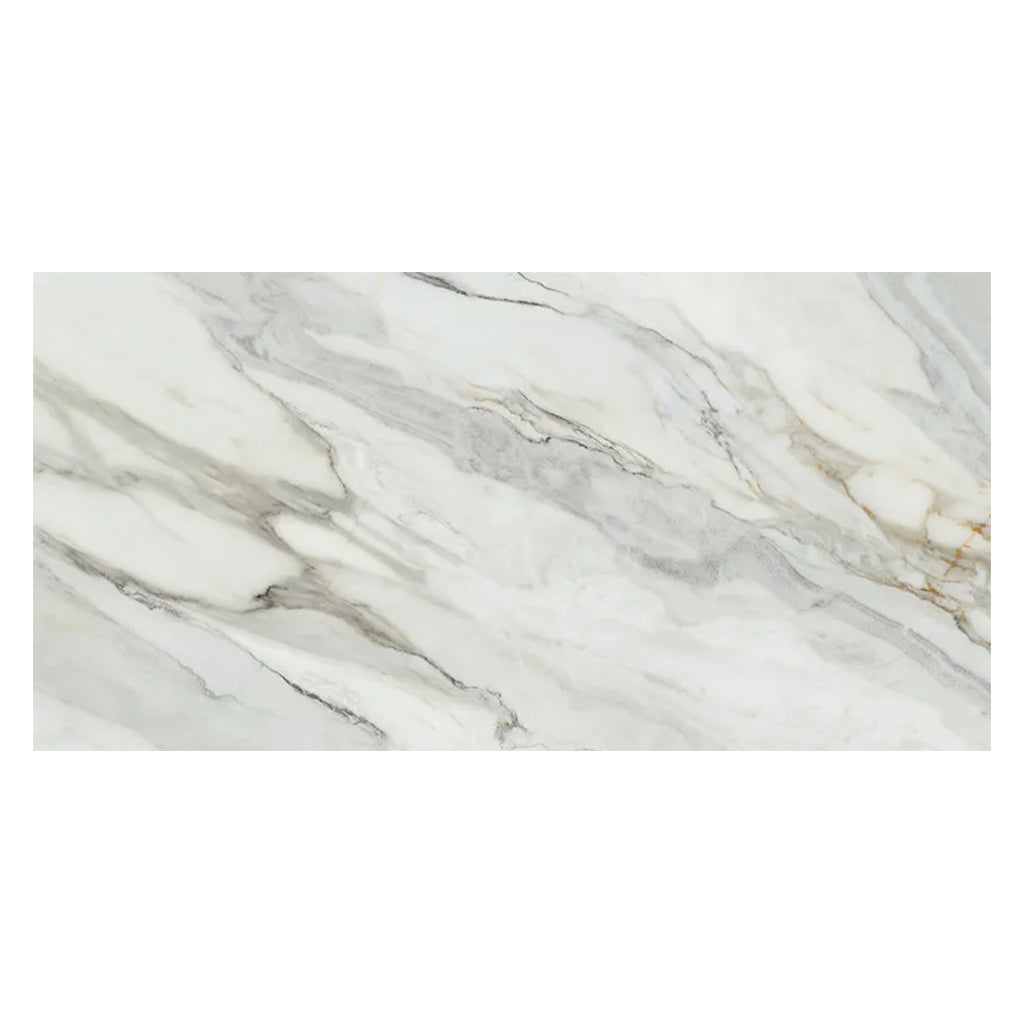 White with Gray Vein 24x48 Matte Porcelain Large Format Tile (2 pack, 15.42 sq ft/case)