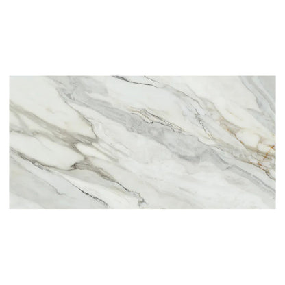 White with Gray Vein 24x48 Matte Porcelain Large Format Tile (2 pack, 15.42 sq ft/case)