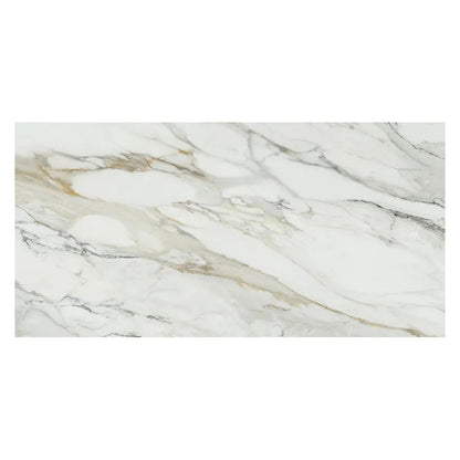 White with Gray Vein 24x48 Matte Porcelain Large Format Tile (2 pack, 15.42 sq ft/case)