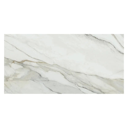White with Gray Vein 24x48 Matte Porcelain Large Format Tile (2 pack, 15.42 sq ft/case)