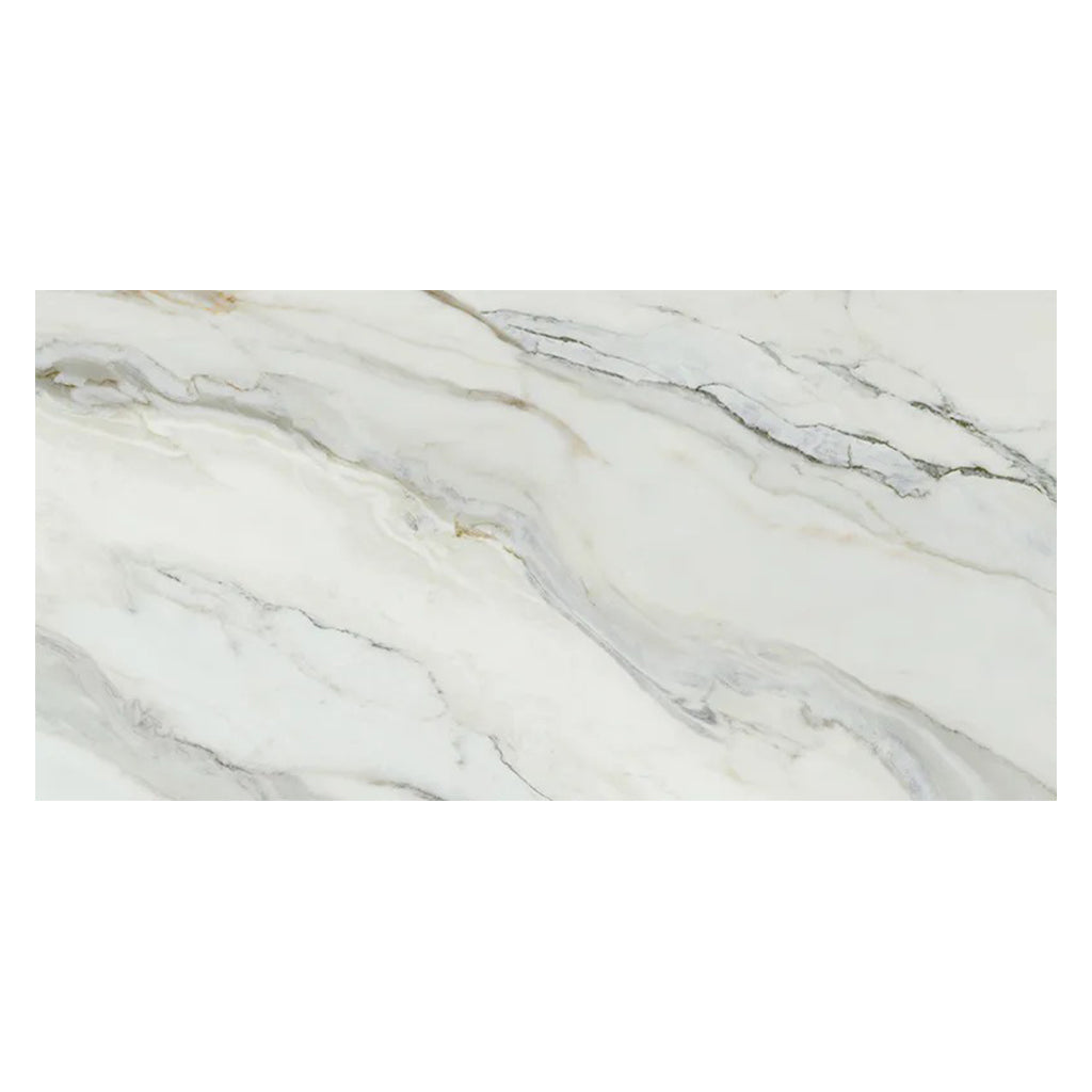White with Gray Vein 24x48 Matte Porcelain Large Format Tile (2 pack, 15.42 sq ft/case)
