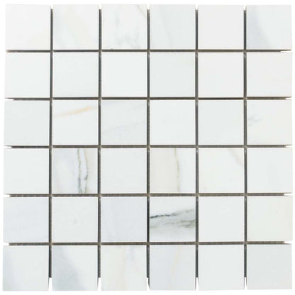 White 12x12 Matte Uniform Square Porcelain Mosaic Tile (11 pack, 10.76 sq ft/case)