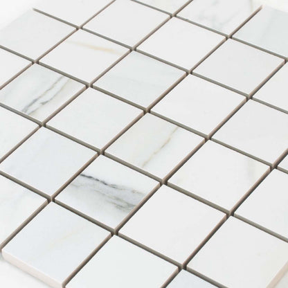 White 12x12 Matte Uniform Square Porcelain Mosaic Tile (11 pack, 10.76 sq ft/case)