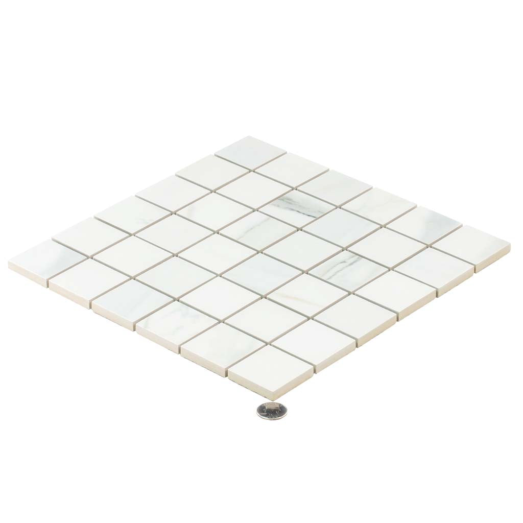 White 12x12 Matte Uniform Square Porcelain Mosaic Tile (11 pack, 10.76 sq ft/case)