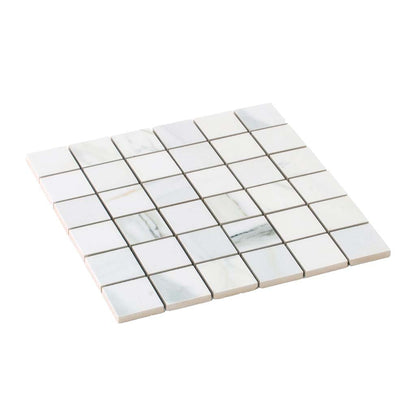 White 12x12 Matte Uniform Square Porcelain Mosaic Tile (11 pack, 10.76 sq ft/case)