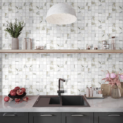 White 12x12 Matte Uniform Square Porcelain Mosaic Tile (11 pack, 10.76 sq ft/case)
