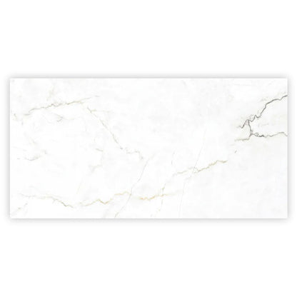 Pearl White with Gray Vein 24x48 Matte Porcelain Large Format Tile (2 pack, 15.5 sq ft/case)