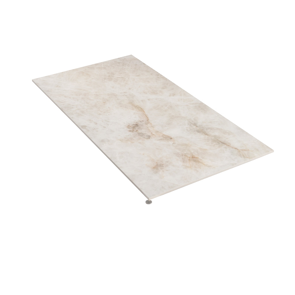 Light Cream Beige 24x48 Lappato Porcelain Large Format Tile (2 pack, 15.5 sq ft/case) - Sample