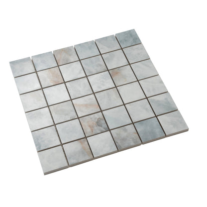 Frosted Sky Blue 12x12 Lappato Square Porcelain Mosaic Tile (5 pack, 4.84 sq ft/case)