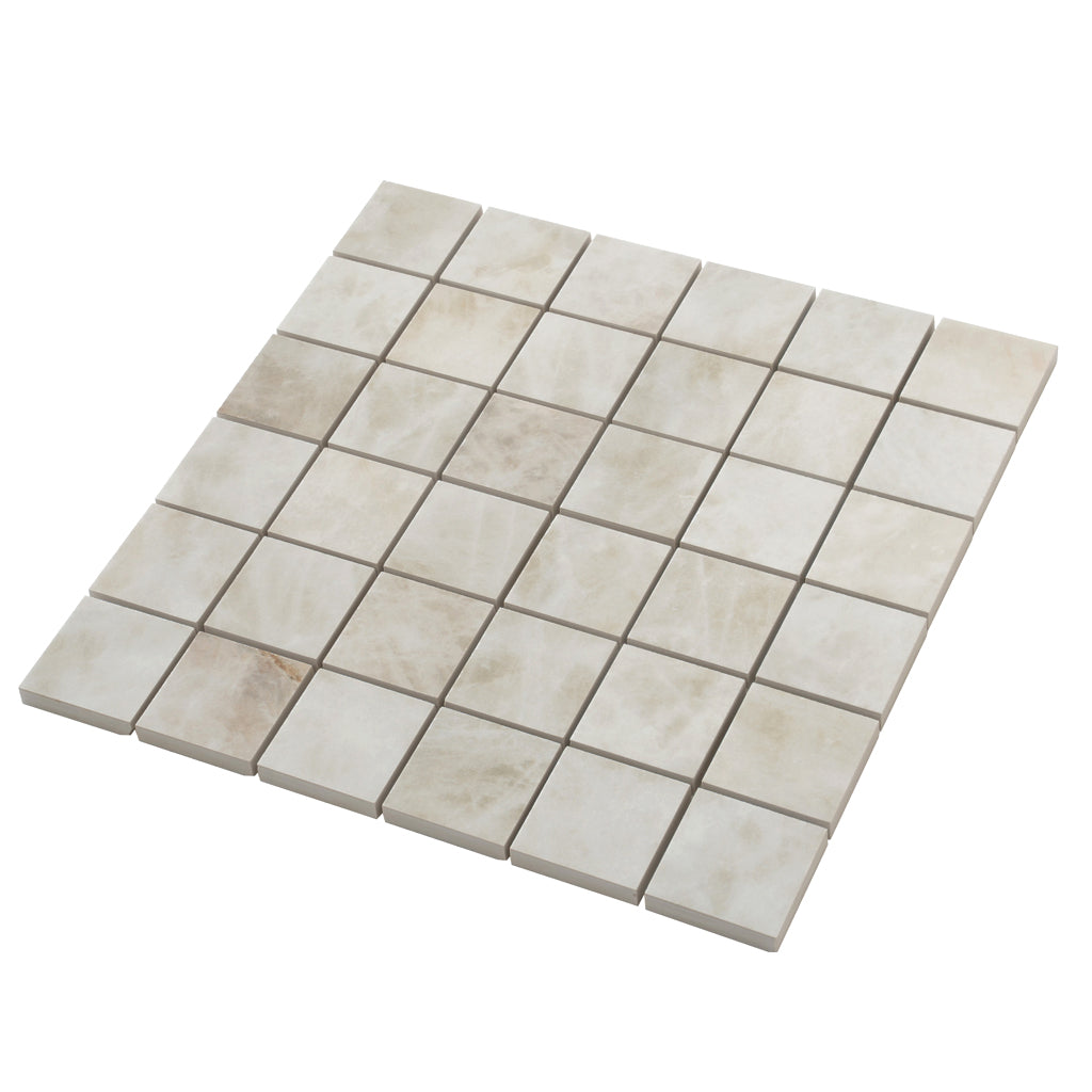 Soft Alabaster White 12x12 Lappato Square Porcelain Mosaic Tile (5 pack, 4.84 sq ft/case)