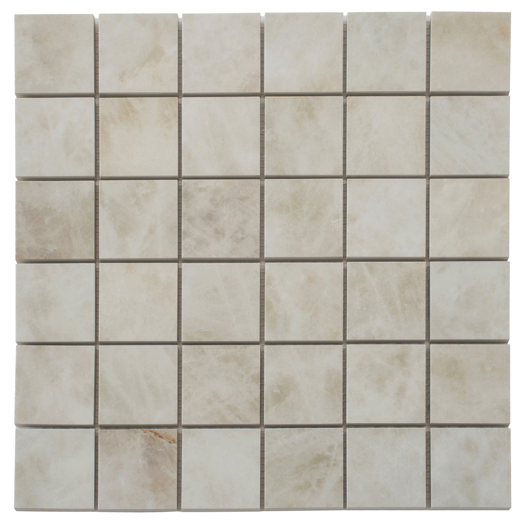 Soft Alabaster White 12x12 Lappato Square Porcelain Mosaic Tile (5 pack, 4.84 sq ft/case)