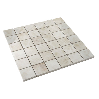 Soft Alabaster White 12x12 Lappato Square Porcelain Mosaic Tile (5 pack, 4.84 sq ft/case)