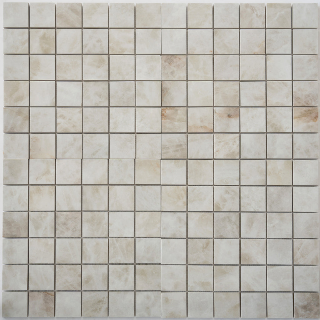 Soft Alabaster White 12x12 Lappato Square Porcelain Mosaic Tile (5 pack, 4.84 sq ft/case)