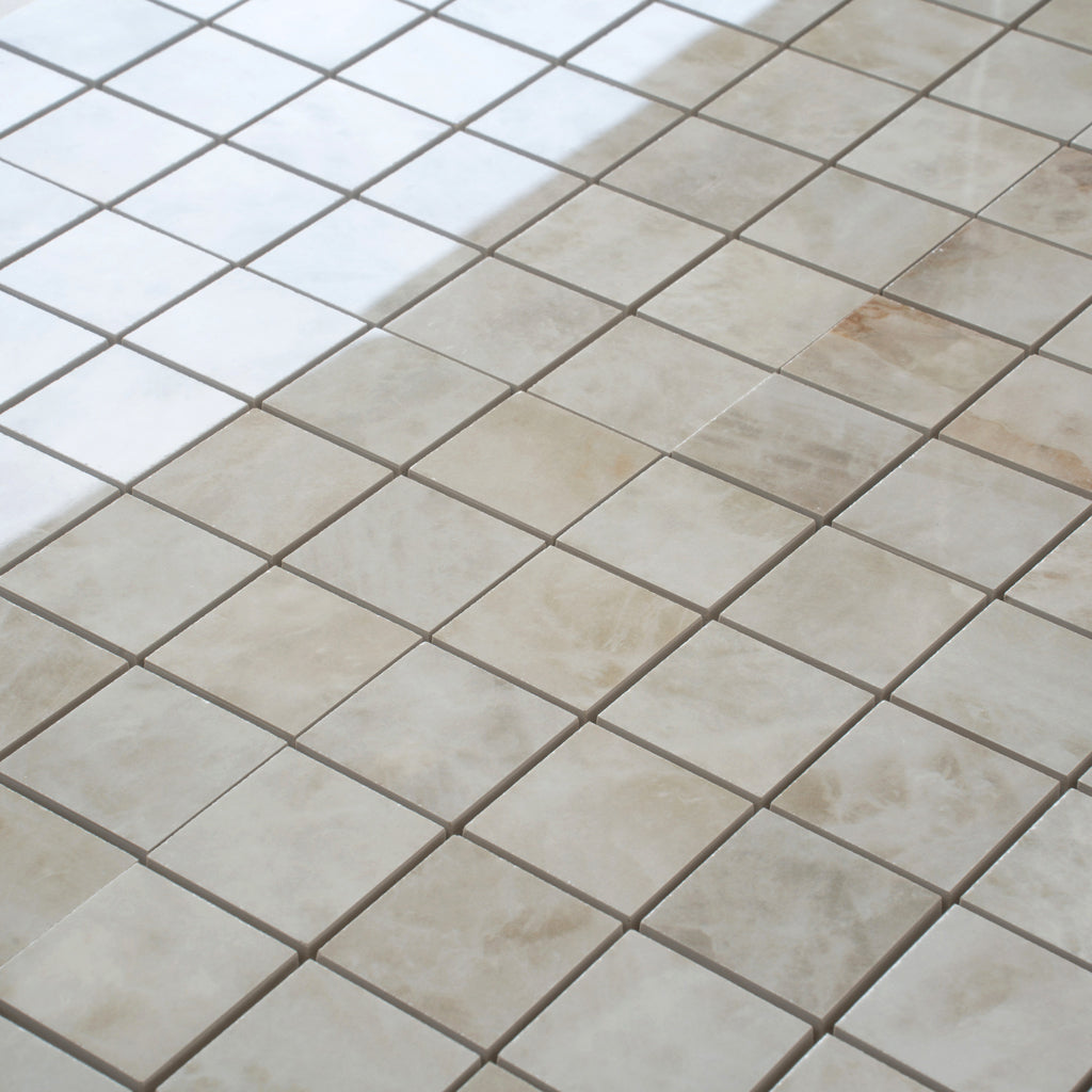Soft Alabaster White 12x12 Lappato Square Porcelain Mosaic Tile (5 pack, 4.84 sq ft/case)