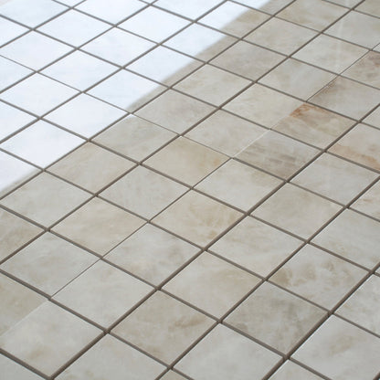 Soft Alabaster White 12x12 Lappato Square Porcelain Mosaic Tile (5 pack, 4.84 sq ft/case)