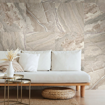 Beige 24x24 Matte Square Porcelain Large Format Tile (3 pack, 11.62 sq ft/case) - Sample