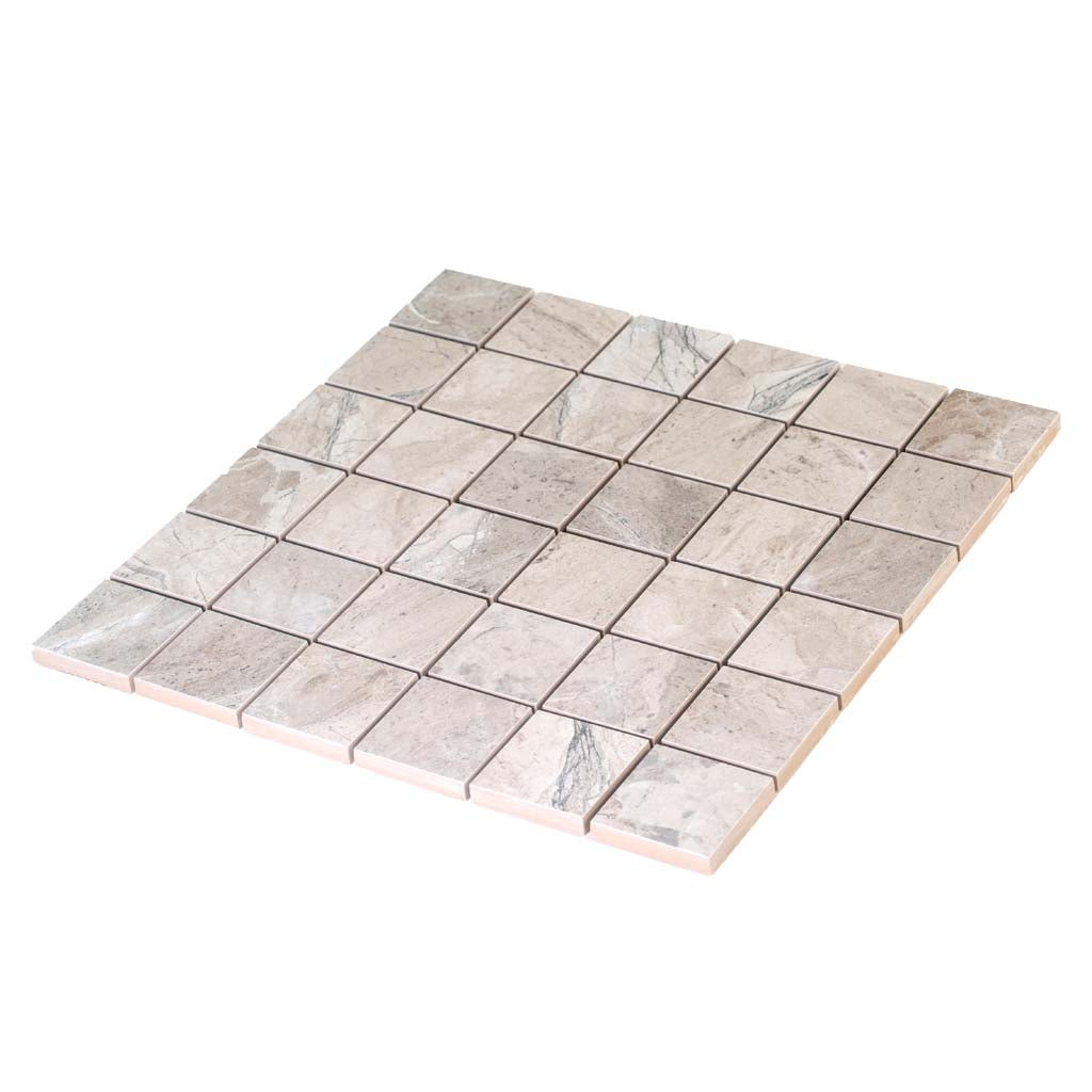 Beige 12x12 Matte Uniform Square Porcelain Mosaic Tile (6 pack, 5.81 sq ft/case)