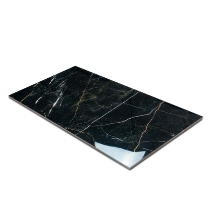 Sable Black 24x48 Polished Porcelain Large Format Tile (2 pack, 15.55 sq ft/case)