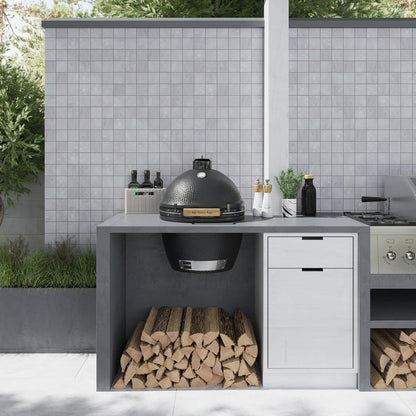 Gray 12x12 Matte Uniform Square Porcelain Mosaic Tile (11 pack, 10.65 sq ft/case) - Sample