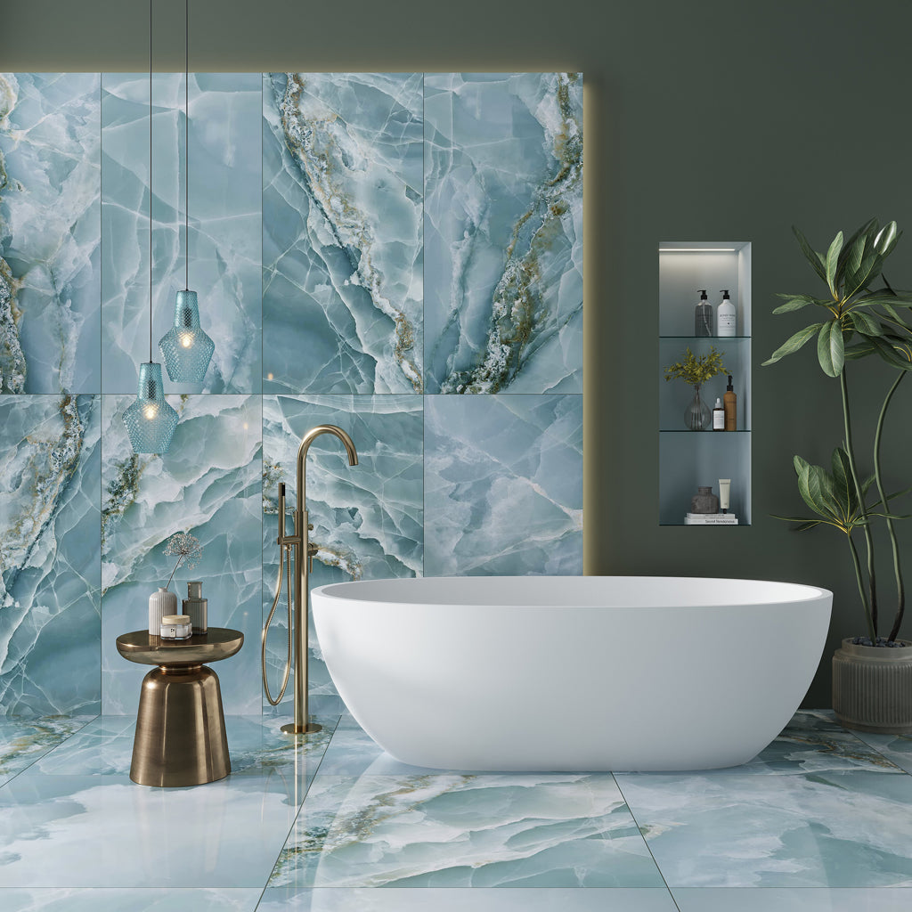 Green 36x36 Lappato Square Porcelain Large Format Tile (2 pack, 17.4375 sq ft/case)