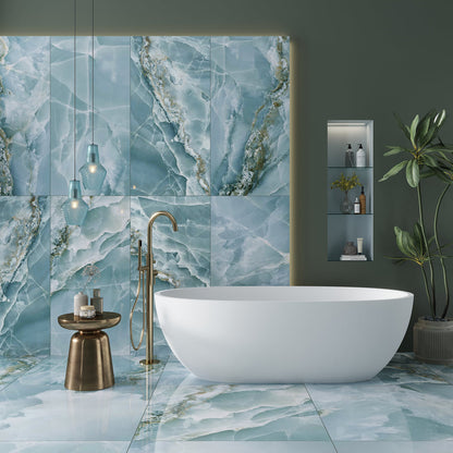 Green 36x36 Lappato Square Porcelain Large Format Tile (2 pack, 17.4375 sq ft/case)