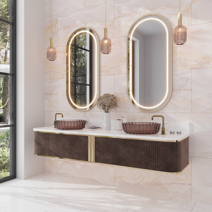 Crepe Pink 24x48 Lappato Porcelain Large Format Tile (2 pack, 15.5 sq ft/case)