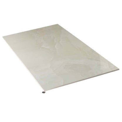 Alabaster White 24x48 Lappato Porcelain Large Format Tile (2 pack, 15.5 sq ft/case) - Sample