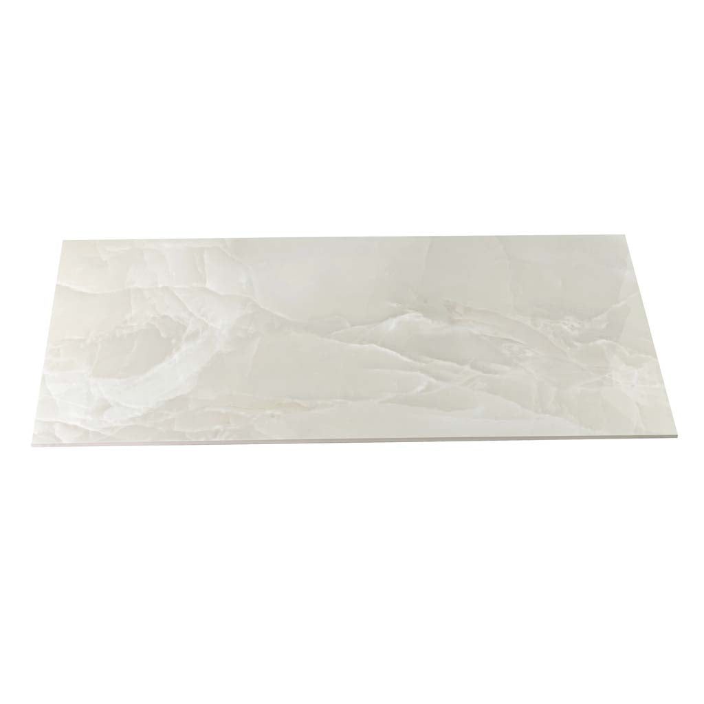 Alabaster White 24x48 Lappato Porcelain Large Format Tile (2 pack, 15.5 sq ft/case)