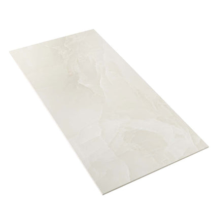 Alabaster White 24x48 Lappato Porcelain Large Format Tile (2 pack, 15.5 sq ft/case)