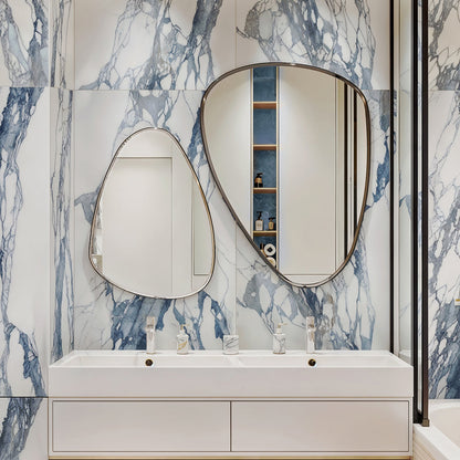 Air Superiority Blue 24x48 Polished Porcelain Large Format Tile (2 pack, 15.55 sq ft/case) - Sample