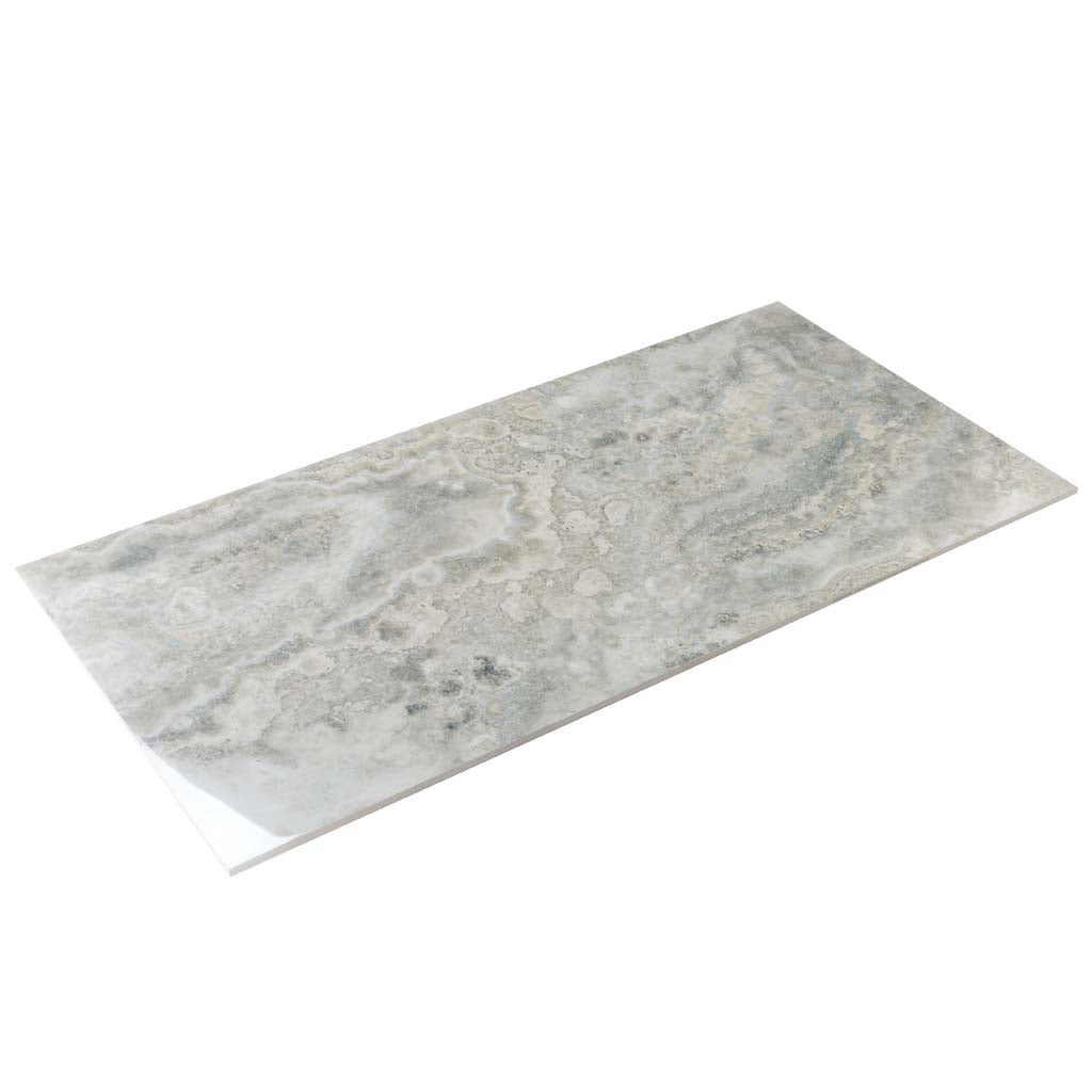Light Taupe Beige 24x48 Polished Porcelain Large Format Tile (2 pack, 15.55 sq ft/case)