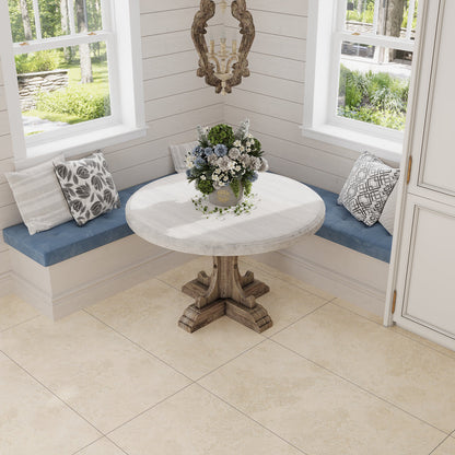 Sand Beige 24x48 Polished Porcelain Large Format Tile (2 pack, 15.55 sq ft/case) - Sample