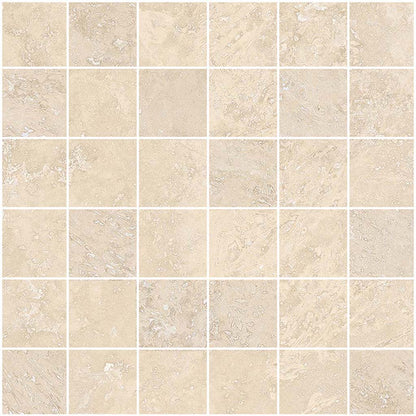 Sand Beige 12x12 Matte Uniform Square Porcelain Mosaic Tile (11 pack, 10.65 sq ft/case) - Sample