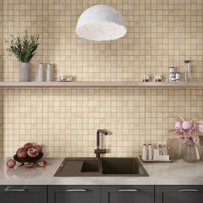 Sand Beige 12x12 Matte Uniform Square Porcelain Mosaic Tile (11 pack, 10.65 sq ft/case)