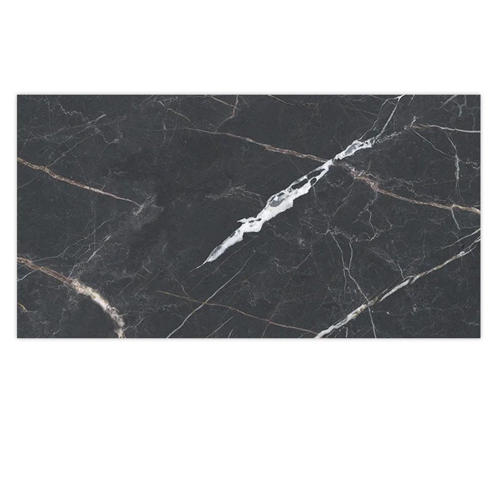 Charcoal Black 24x48 Porcelain Matte Large Format Tile (2 pack, 15.5 sq ft/case) - Sample