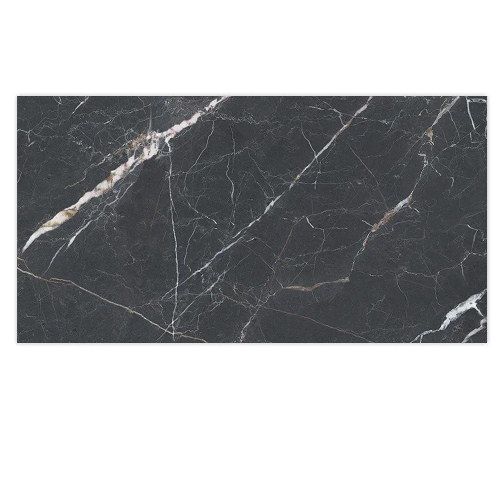 Charcoal Black 24x48 Porcelain Matte Large Format Tile (2 pack, 15.5 sq ft/case)