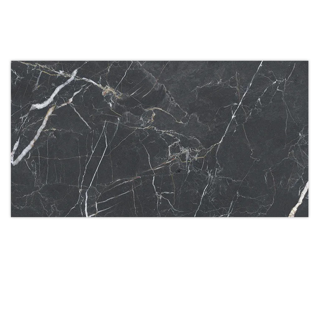 Charcoal Black 24x48 Porcelain Matte Large Format Tile (2 pack, 15.5 sq ft/case) - Sample