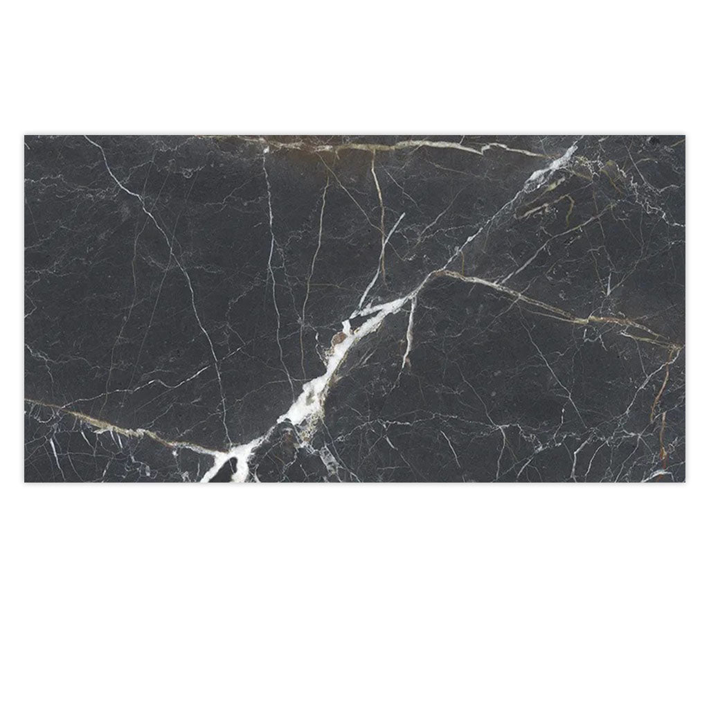 Charcoal Black 24x48 Porcelain Matte Large Format Tile (2 pack, 15.5 sq ft/case)